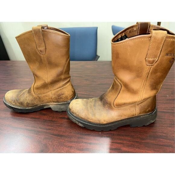Wolverine Mens Wellington Work Boots Round Toe- Size 8.5 - Picture 3 of 9